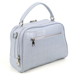 Женская кожаная сумка через плечо под крокодила 0171-8 - Cidirro фото 3