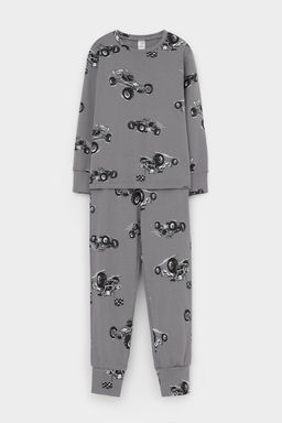Crockid _ К 1552/серый,быстрые багги пижама дет  фото 5