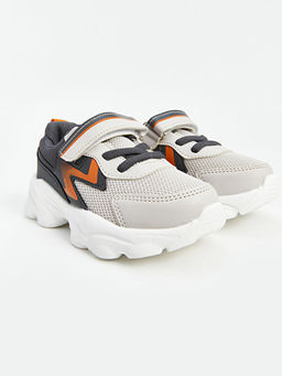 Bask?l? Erkek Bebek Spor Ayakkab?