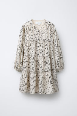 POLKA DOT PANEL DRESS
