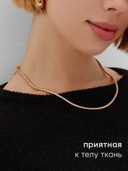 Джемпер женский MINAKU: Knitwear collection, чёрный, размер 48  фото 2