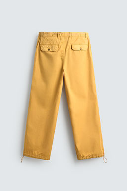 PANTAL?N RELAXED FIT ALGOD?N AARON LEVINE X ZARA / Amarillo claro  фото 8