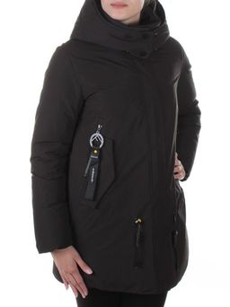 M9072 BLACK Пальто зимнее женское Snowpop
