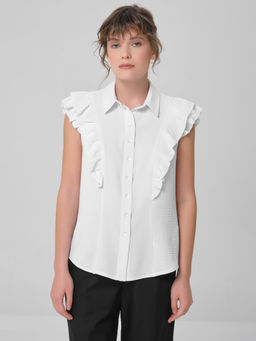Блузка с оборками - Stilla фото 3