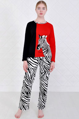 Арт. 4251 Пижама с брюками 48-52 (3 шт) Цвет:ассорти