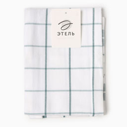 Цена за 2 шт. Полотенце ЭтельКлетка, цв. синий, 50х70 см, 100% хл  фото 6