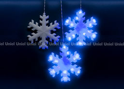 Занавесы фигурные без коннекторов ULD-E2703-120/DTA BLUE IP20 SNOWFLAKES