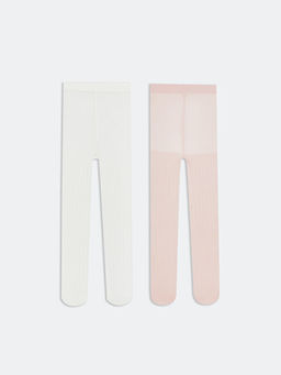 ?nce K?z ?ocuk K?lotlu ?orap 2li