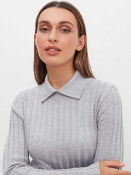 Conso/KJL 220602 - light grey Джемпер женский фото 6