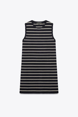 STRIPED KNIT MINI DRESS - Zara фото 7