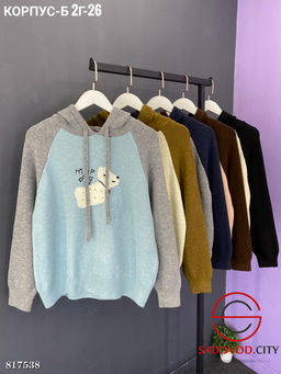 Кофта женская с капюшоном - Bruno фото 5