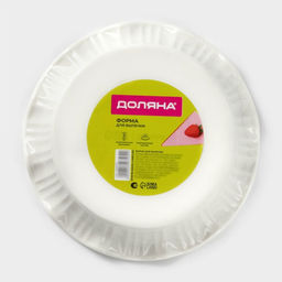 Форма для запекания Доляна «Маффин», 280 мл, 14×3.5 см, керамика, белая