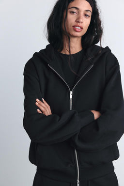 OVERSIZE ZIP-UP HOODIE - Zara фото 2