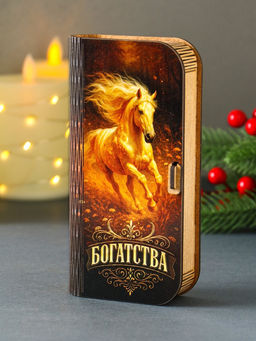 Новогодняя шкатулка "Богатства" 17х8,5 см