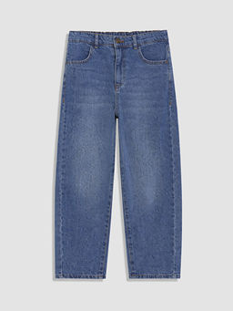 Baggy Fit Erkek ?ocuk Jean Pantolon