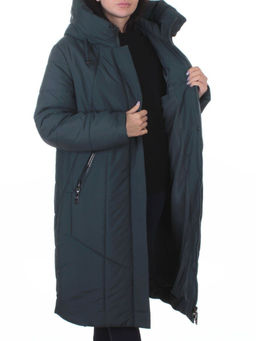 A615 AQUAMARINE Пальто зимнее женское (верблюжья шерсть, 120 гр. холлофайбер)