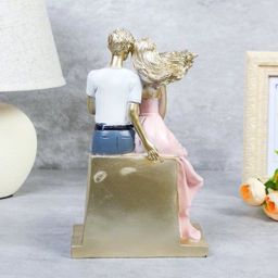 Статуэтка Влюбленные с цветами 26 см / FM18159A /уп 18/ - Галеонтрейд фото 2