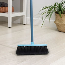 Щётка для пола мягкая «Арианна», длина щетины 5.5 см, с черенком, МИКС