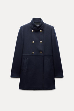 WOOL BLEND DOUBLE-BREASTED COAT - Zara фото 20