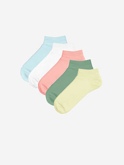 Kad?n D?z Sneaker ?orap 5li