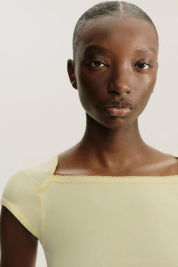 COTTON MODAL T-SHIRT - Zara фото 13