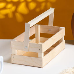 Подарочный ящик «Двушка», 24.5×13.5×9 см, деревянный, с ручкой