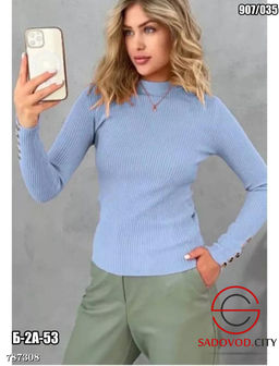 Кофта лапша однотонная женская - Bruno фото 5