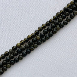 Бусины для украшений из Обсидиана