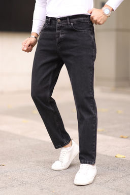 Siyah Smoke Boyfriend Jeans Kot Pantolon TMNAW25JE00020