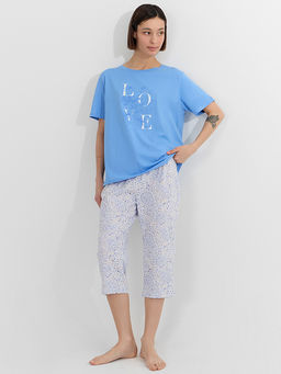 Комплект домашний женский синий - Mark formelle фото 7