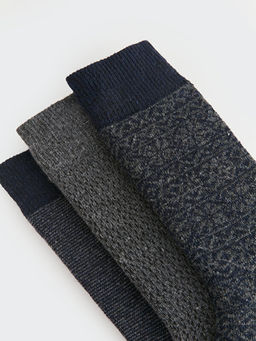 Desenli Erkek Soket ?orap 3l? - Waikiki фото 3