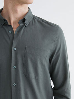 Regular Fit Gabardin Erkek G?mlek