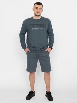 CRB wear / FSMM 60238-48 Джемпер мужской,темно-серый/Ex.Cherubino