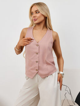 Жилет Аманти-1 из льна с вискозой - Виотекс фото 59