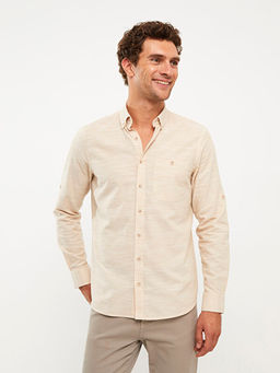 Regular Fit Uzun Kollu Desenli Erkek G?mlek