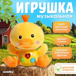 Музыкальная игрушка Любимый дружок: Утка, звук, свет