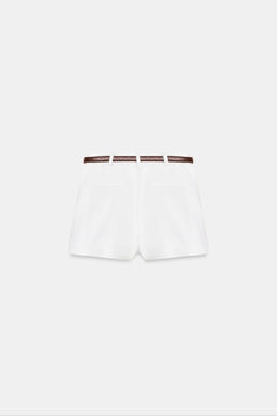 DARTED BERMUDA SHORTS WITH BELT - Zara фото 58