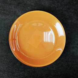 Тарелка плоская круглая 19 см, цветная, стекло