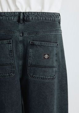 Bern MV91 Street Puslu Vintage Antrasit Jean Pantolon - Mavi фото 10