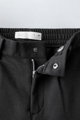 COMFORT PIQUE SLIM FIT CHINO TROUSERS - Zara фото 3