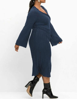 Платье, синее - Sheego фото 6