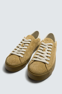 LEATHER TRAINERS - Zara фото 5