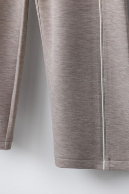 WIDE-LEG GYM TROUSERS WITH CONTRAST TRIMS - Zara фото 10