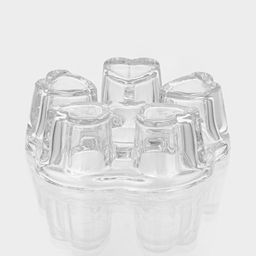 Подставка для подогрева Хрусталик, d=14 см, стекло, прозрачная