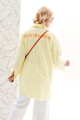 Блузка изо льна с вискозой - Elletto фото 14