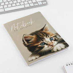 Ежедневник А5+, 100 л. Мягкая обл. Софт-тач Котёнок - Artfox фото 2