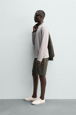 BERMUDA CHINO REGULAR FIT / Khaki