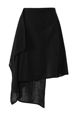 TRENDYOLMILLA Ekru Midi Dokuma Flaml? Pamuk Plaj Etek TBESS25ET00013 фото 7