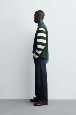 STRIPED LONG SLEEVE T-SHIRT - Zara фото 4