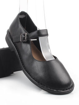 06-DLG27-1 BLACK Туфли женские (натуральная кожа)